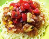 夏野菜のゼリー寄せ中華めん作り方6写真