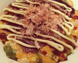 人参入りお好み焼き作り方3写真