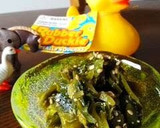 堅いわかめの芯・茎捨てずに♪ピリ辛和え♪作り方3写真