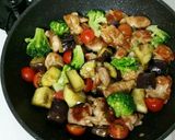 鶏と茄子の☆簡単☆中華ネギソース炒め☆作り方9写真