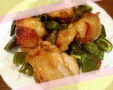 オーブンにお任せ！鶏肉ピーマンの甘辛焼き作り方8写真