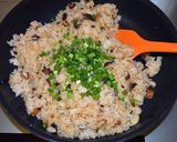 竹輪としば漬けのガーリック炒飯♪作り方5写真