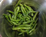 基本の和食46　いんげんの胡麻和え作り方1写真