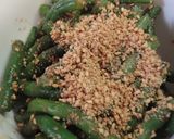 基本の和食46　いんげんの胡麻和え作り方5写真