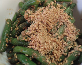 基本の和食46　いんげんの胡麻和え作り方5写真