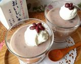 あずきミルクの水ようかん。作り方3写真