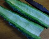 苦瓜としめじの味噌炒め♪作り方1写真