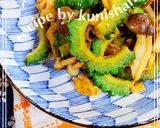 苦瓜としめじの味噌炒め♪作り方8写真