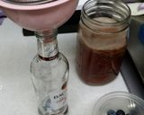 紅茶キノコで微炭酸ブルーベリードリンク作り方2写真