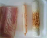 スティックチーズのちくわとベーコン巻き作り方3写真