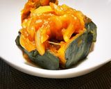 かぼちゃとタマネギの甘い煮物作り方3写真