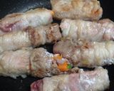 アスパラと人参の豚肉巻きʅ（´◔౪◔）ʃ作り方5写真