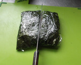卵焼きとカニカマのおにぎらず作り方10写真