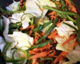 余り野菜で簡単ゴマみそ炒め☆作り方2写真