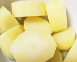 バジル風味のポテトサラダ作り方1写真