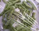 レンジで　簡単！　いんげんの　胡麻和え！作り方1写真