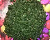 赤紫蘇じゃこ佃煮〜♡ジュース残り葉で佃煮作り方1写真