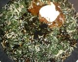 赤紫蘇じゃこ佃煮〜♡ジュース残り葉で佃煮作り方4写真