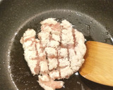 鶏挽肉と厚揚げとCナッツのOソース炒め作り方3写真