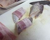 鱈のベーコン巻き焼き　バター醤油風味作り方2写真