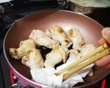 らっきょう酢で簡単♪手羽元の照り煮♡作り方5写真