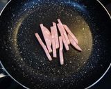 ハムステーキとピーマンのハーブソルト炒め作り方3写真