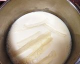 簡単 豆乳プリン♡きな粉＆黒蜜がけ作り方1写真