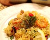 100円調味料使用★炊飯器で絶品パエリア作り方5写真
