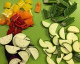 ココ夏♡野菜のスパイシーカレー炒め作り方2写真