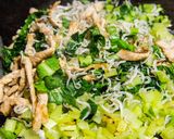 じゃこと青菜とカリカリ豚の焼きそば作り方6写真