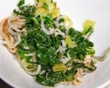 じゃこと青菜とカリカリ豚の焼きそば作り方5写真