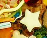 リラックマin花火大会✨キャラ弁作り方1写真