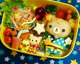 リラックマin花火大会✨キャラ弁作り方9写真