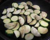 肉巻き高野豆腐と夏野菜のピリ辛甘酢炒め作り方8写真