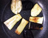 焼き茄子の大葉めんたいこ♪作り方5写真