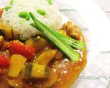チキンと夏野菜の冷たいカレー作り方18写真