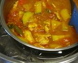 チキンと夏野菜の冷たいカレー作り方16写真