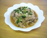 レンジde豚肉のみぞれ煮作り方5写真