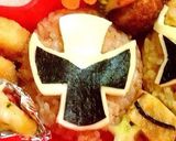 ニンニンジャー キャラ弁作り方3写真
