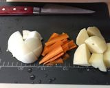 贅沢シーチキン✿みるくスープカリー作り方1写真