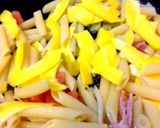 コリンキーと夏野菜のペンネアラビアータ作り方6写真