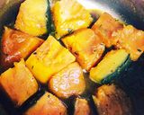 冷凍かぼちゃの甘い煮物作り方4写真