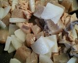 豚バラ♡大根♡蒟蒻の炒め煮♡作り方5写真