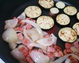 茄子とベーコンのパスタ～ナポリタン～作り方4写真