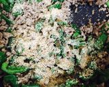 ひき肉とピーマンのそぼろ丼作り方4写真