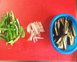 なすぴーベーコンのオイスター焼きそば。作り方4写真