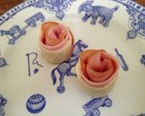 餃子の皮deハムチーズ薔薇ちゃん♡作り方8写真