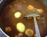 ルーも野菜も足りない！スープカレー（笑）作り方5写真
