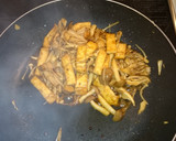 油揚げとキノコの焼肉風味炒め！作り方5写真