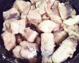 マグロのあらゴマ照り焼き作り方5写真
